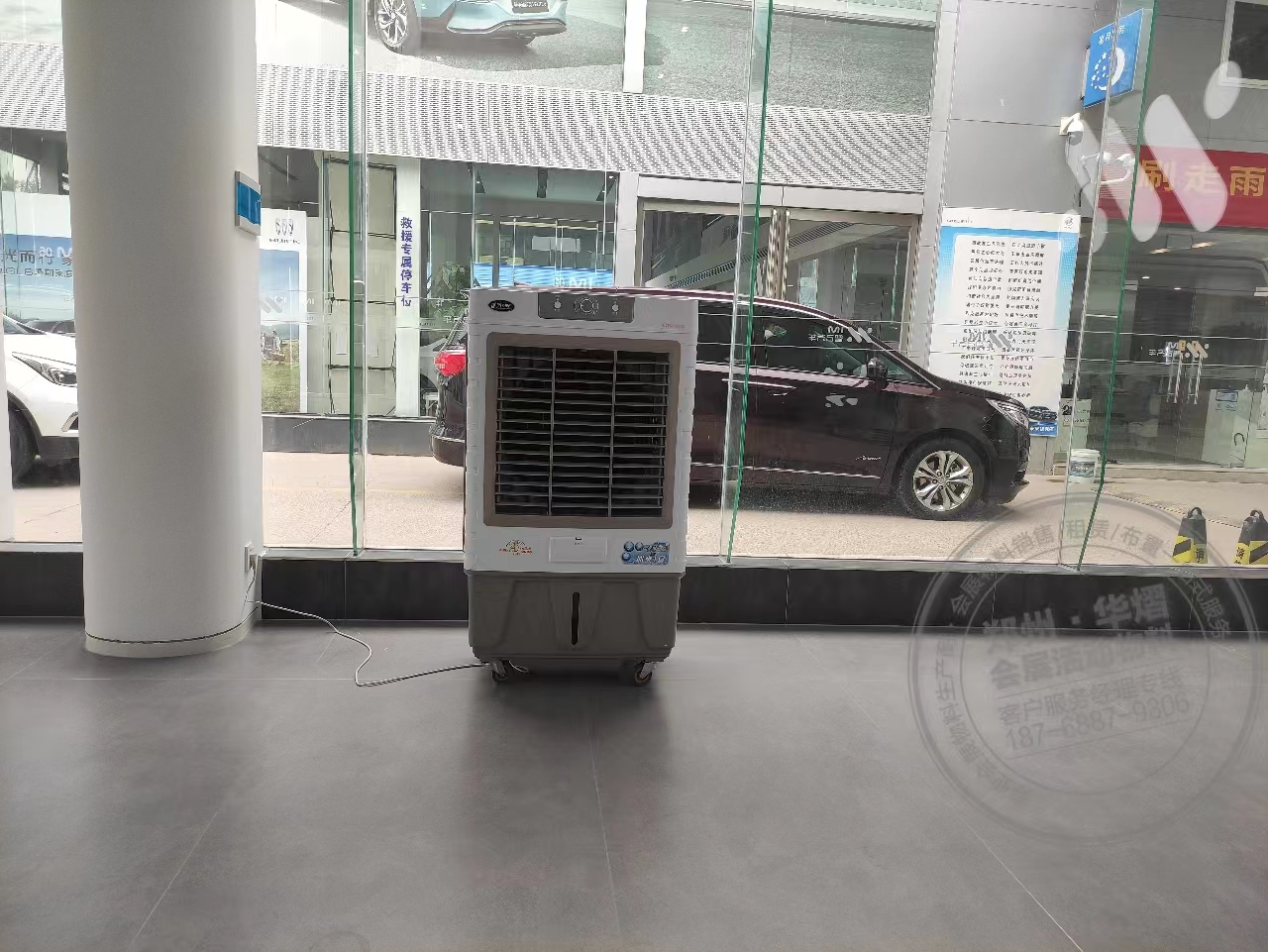 <b>郑州空调扇冷风机出租河南空调暖霸租赁</b>